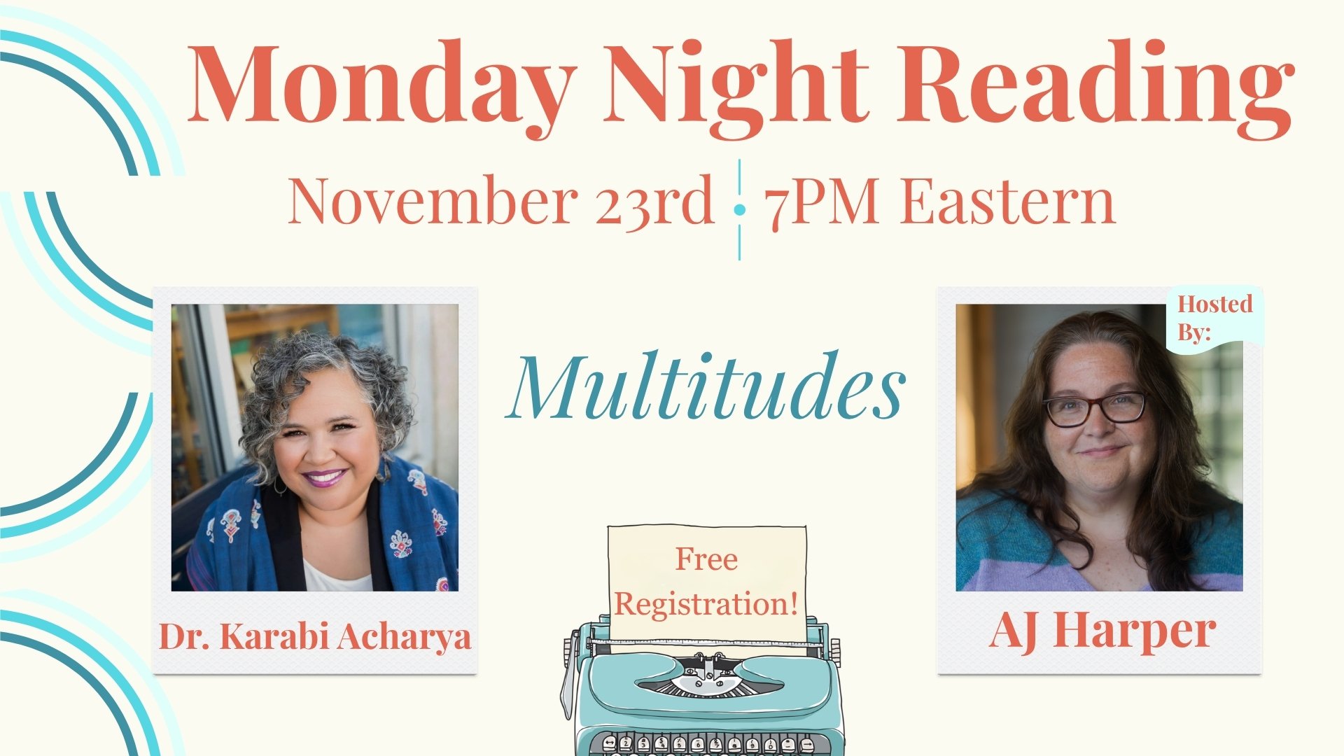 Monday Night Reading with AJ Harper