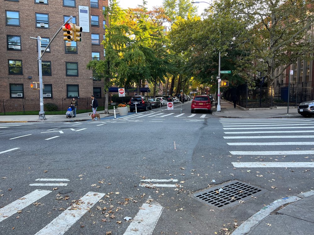 Street closed to cars