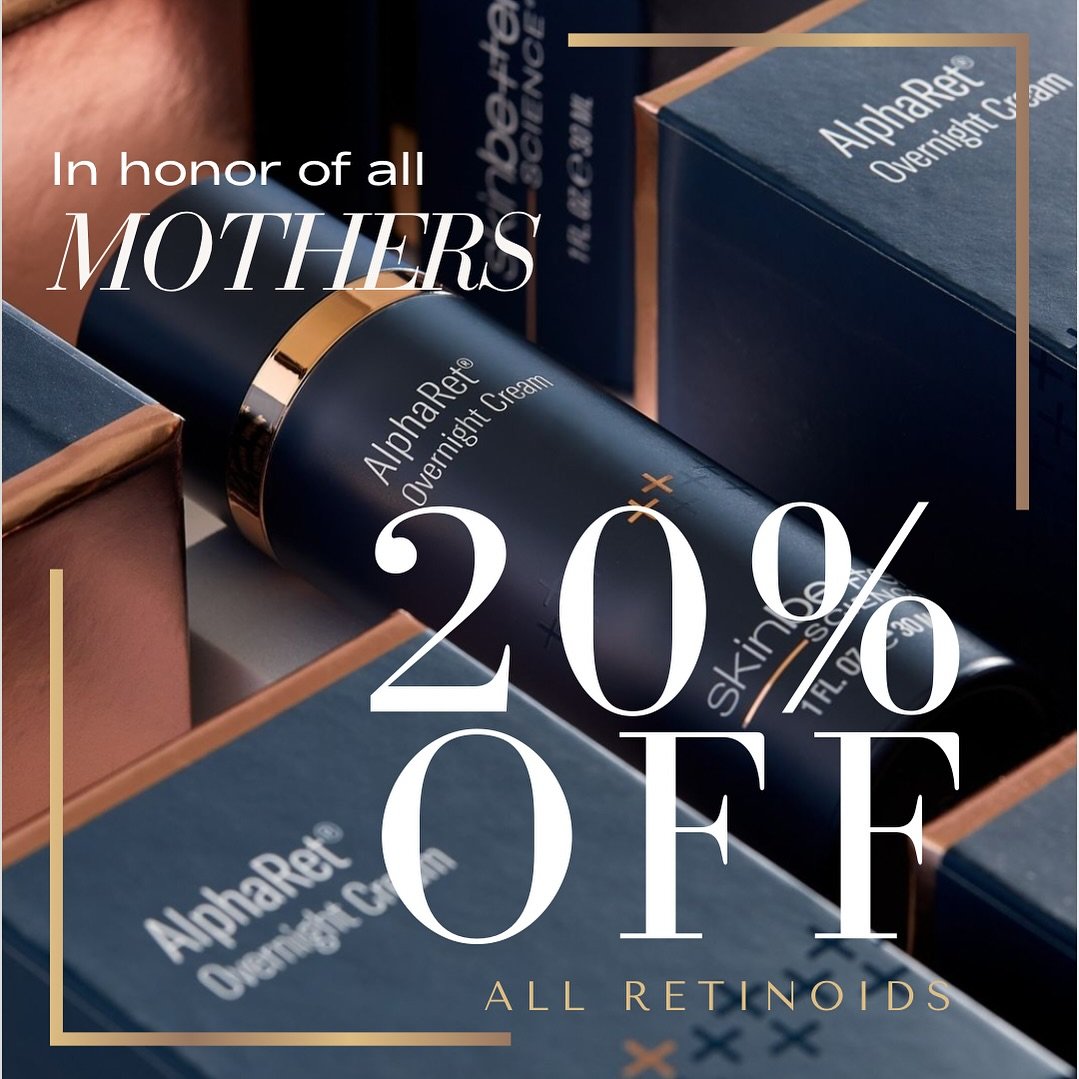 In Honor of Mother&rsquo;s Day, we feel it is appropriate to offer 20% off on the best anti-aging products because lets be real, kids age us. ☺️💁🏼&zwj;♀️Best gift, hardest gift, and we can use all the help we can get. Unlock the secrets of youthful
