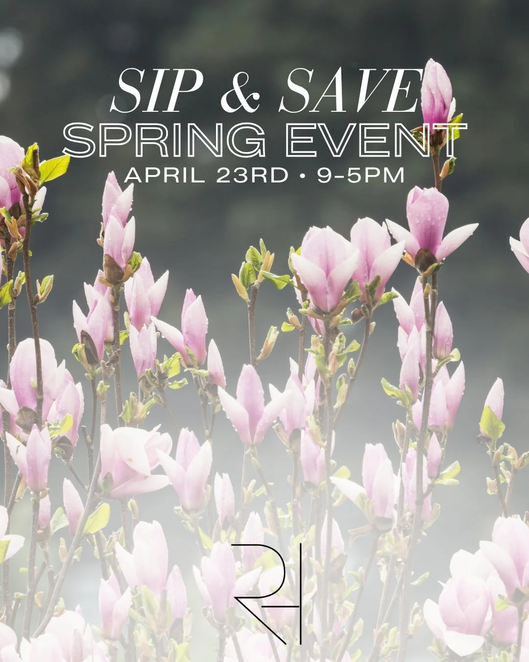 Mark your calendar &mdash; this is not your average &ldquo;event.&rdquo;

April 23rd | 9&ndash;5 at CSRH

Think:
☕ Coffee on us (with $500+ purchase)
💉 Bank your tox at $11/unit (50 unit increments | day of only)
✨ Skincare 15% off (in-office only)
