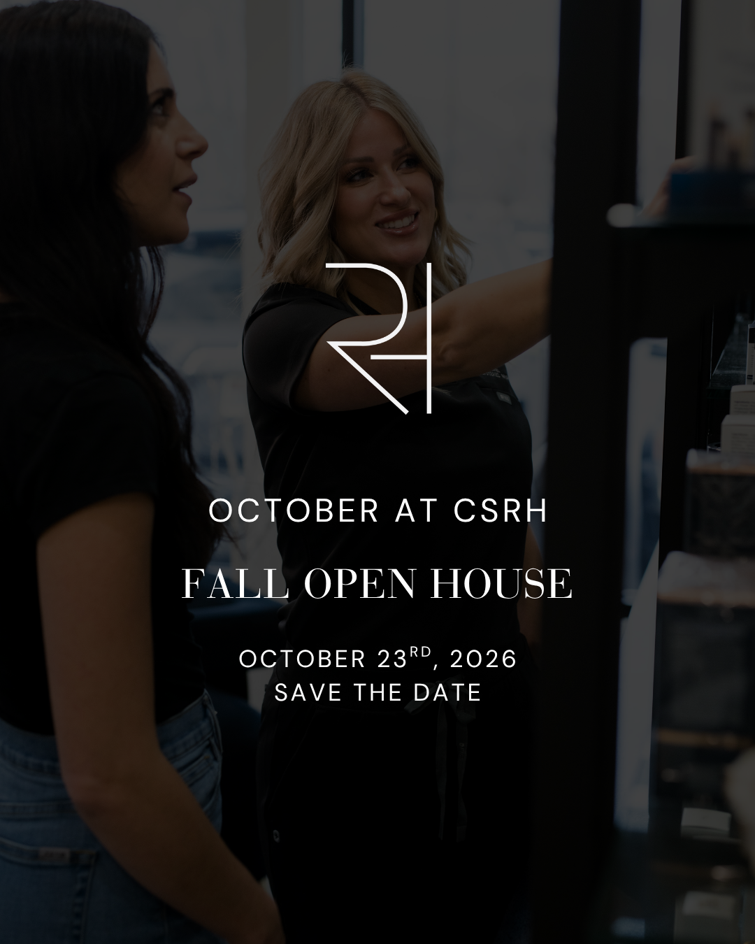 October at Columbia Shores: Fall Skin, Holiday Planning + Our Fall Open House