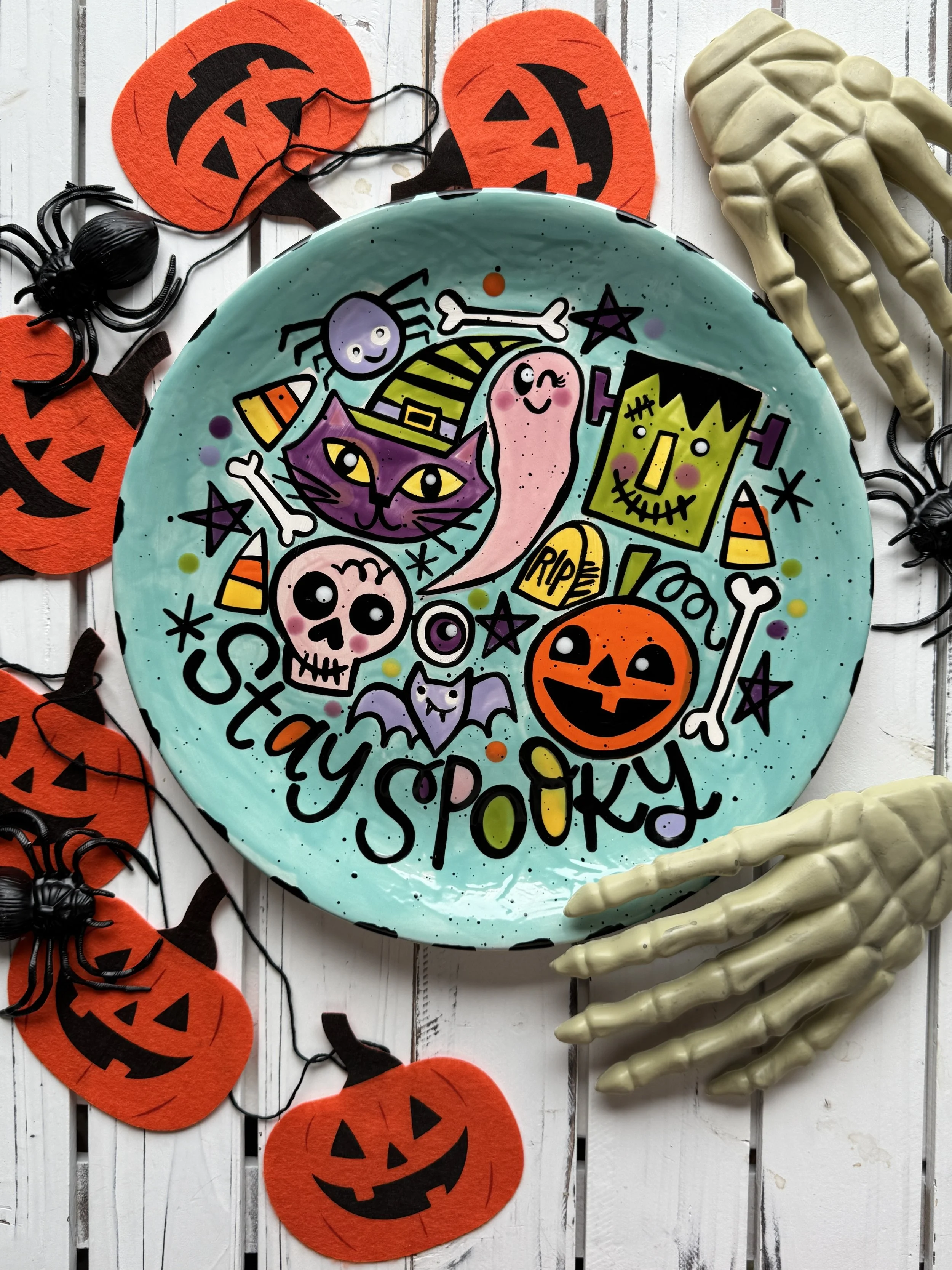 Stay Spooky Plate