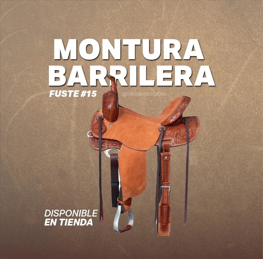 ✅ Montura Barrilera #15 disponible 
#LaTiendaVaquera #ElEstabloLiberia