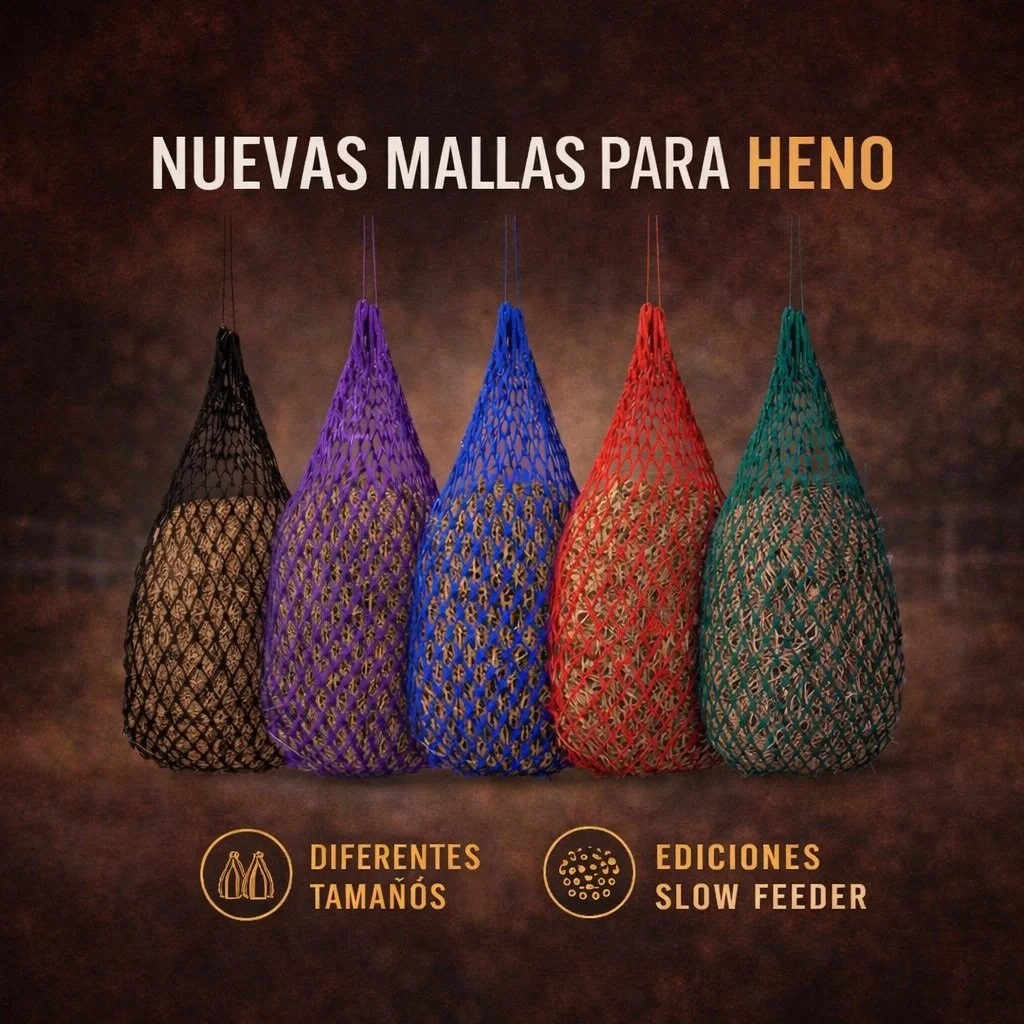 Esta semana nos ingres&oacute; variedad de mallas para pacas!🙌🏼 

Disponibles en distintos tama&ntilde;os, materiales y tambi&eacute;n contamos con versiones slow feeder para mayor rendimiento. 

#LaTiendaVaquera