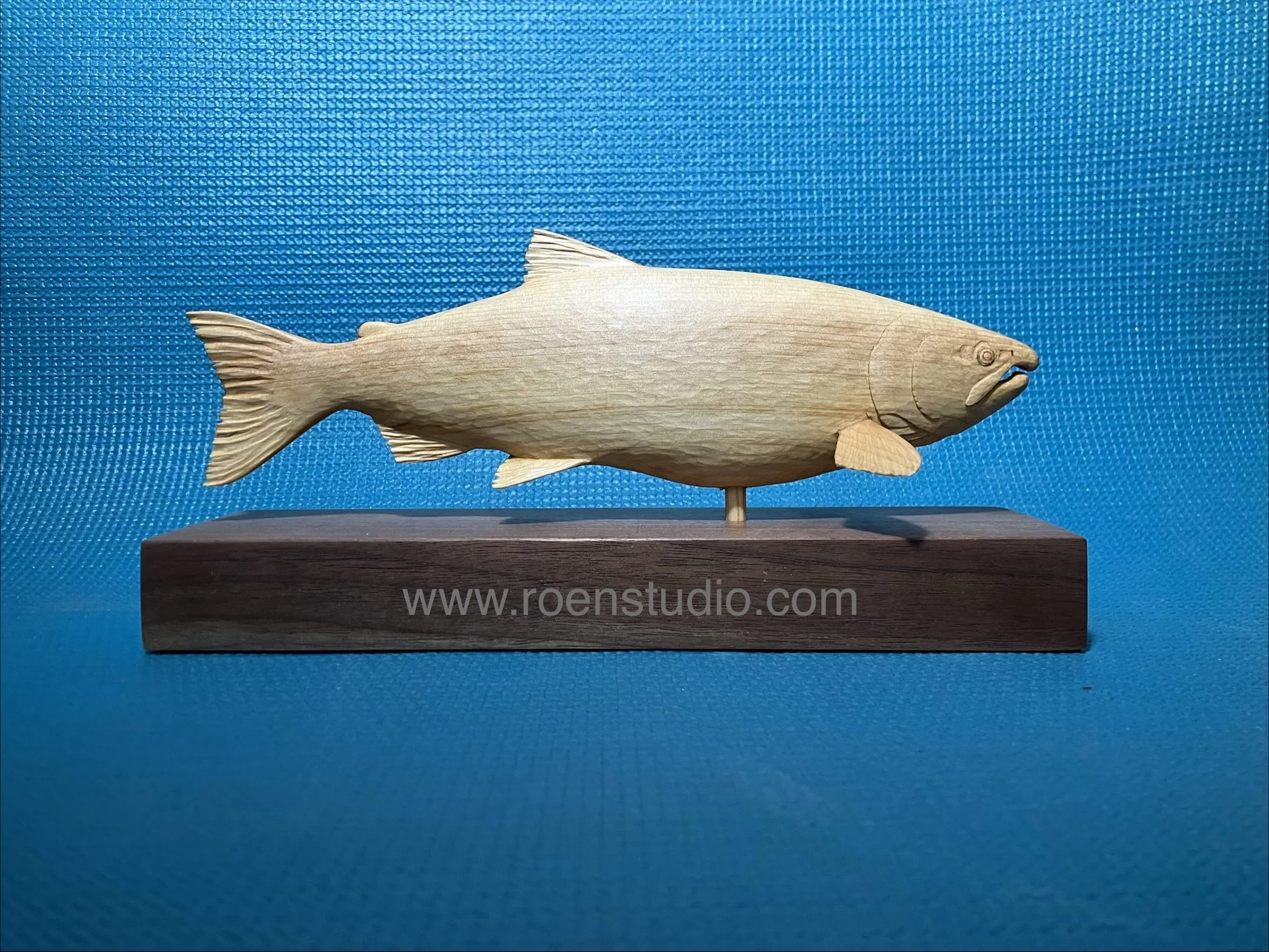 Handcarved Alaska art roen studio