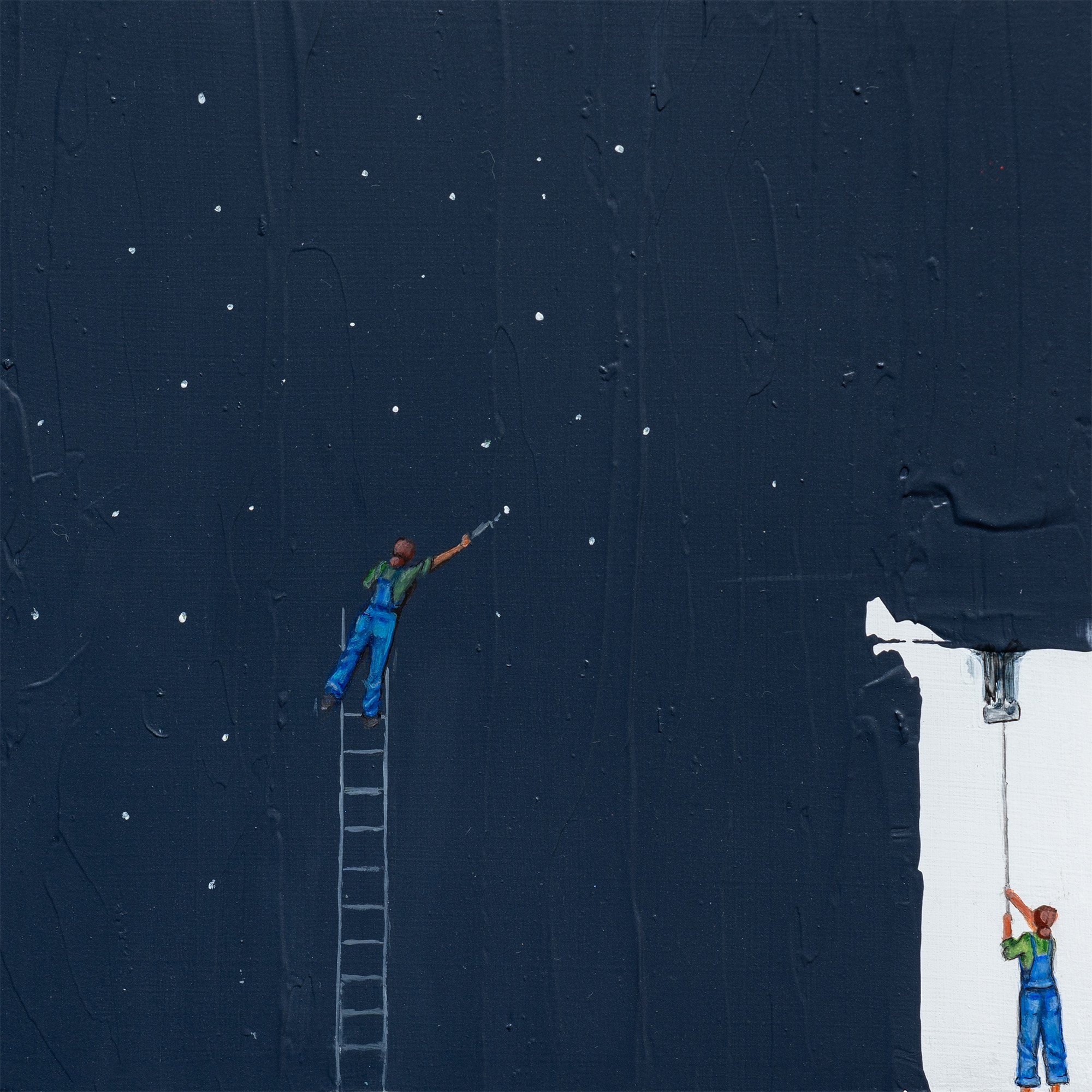 GO OUTSIDE AND PAINT THE STARS