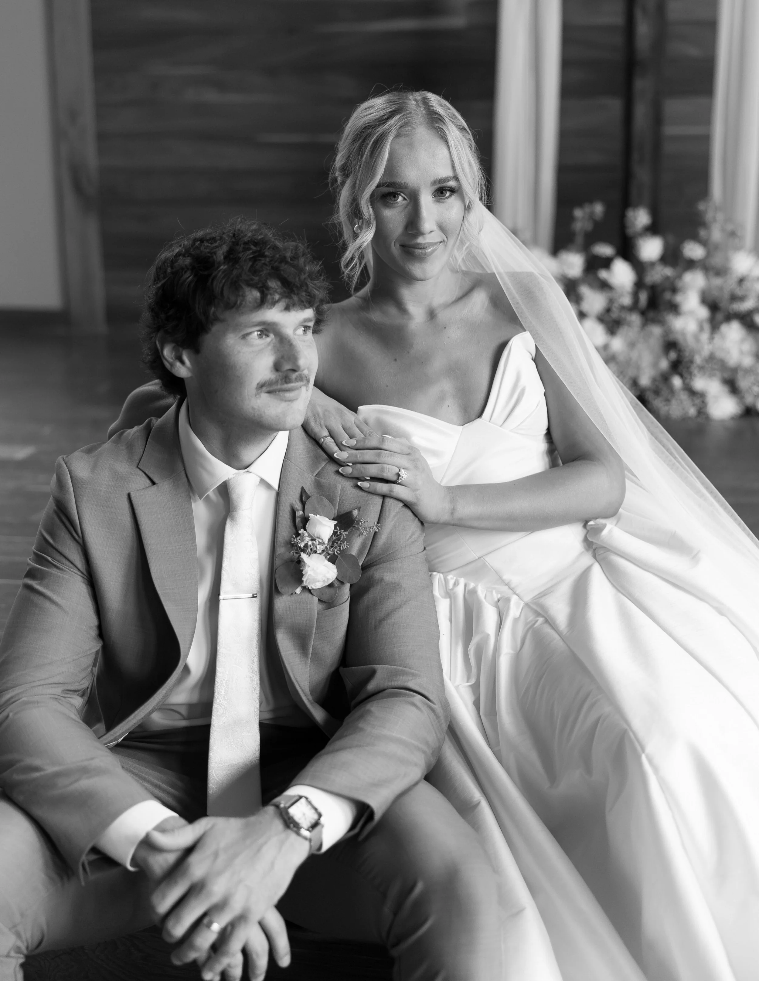 A year later &amp; still thinking about this day. Not because the details were perfect (though they were) but because you could feel how much love was in the room for Zo&euml; &amp; Cade. 

The florals fade. The cake gets eaten. But nothing compares 