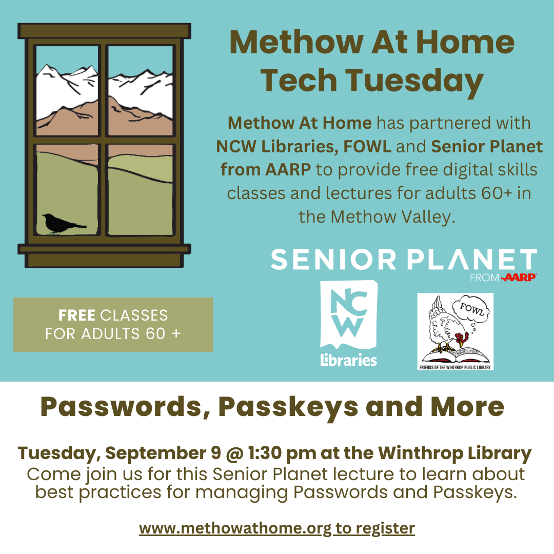 Tech Tuesday - Passwords, Passkeys and More