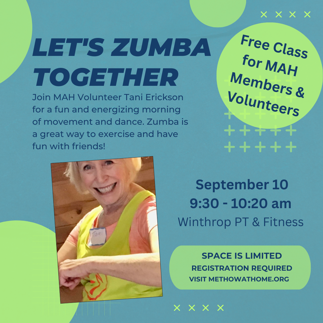 Zumba with Tani for MAH members and volunteers