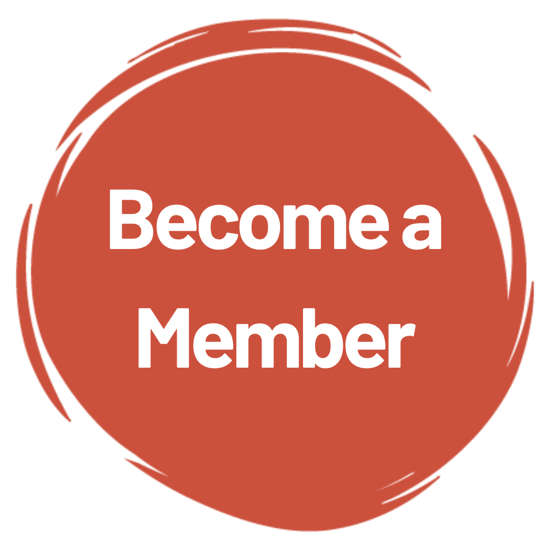 Red circular button with white text reading 'Become a Member'.