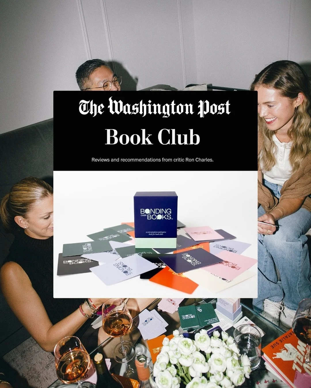 PINCCH USSS!! We were featured by book critic Ron Charles in his Book Club newsletter for the @washingtonpost!!! 😭📰💛✨

Thank you @ronacharles for taking a look at our game and recommending it to fellow book clubbers &mdash; we&rsquo;re truly so ho