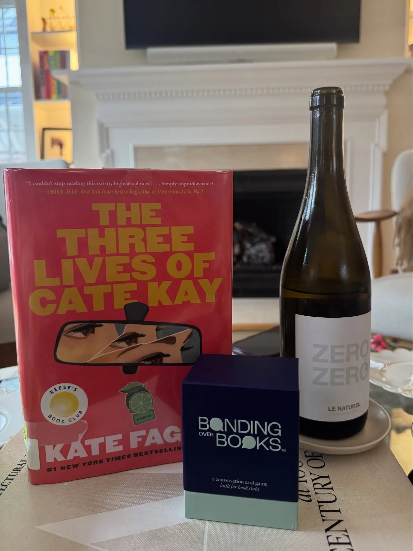 introducing your book club&rsquo;s 3 musketeers: a book, BOB, and a bottle of wine 🍷📚💬

#bondingoverbooks #bookclub #bookish #bookworm #bookchat