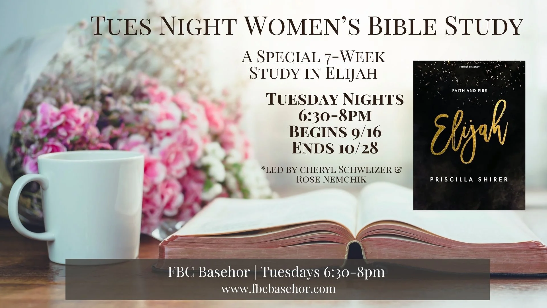Tues Nights Women’s Bible Study