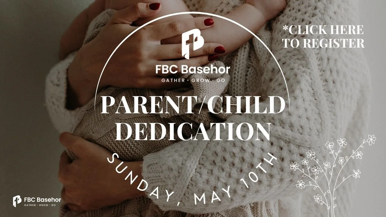 Parent/Child Dedication