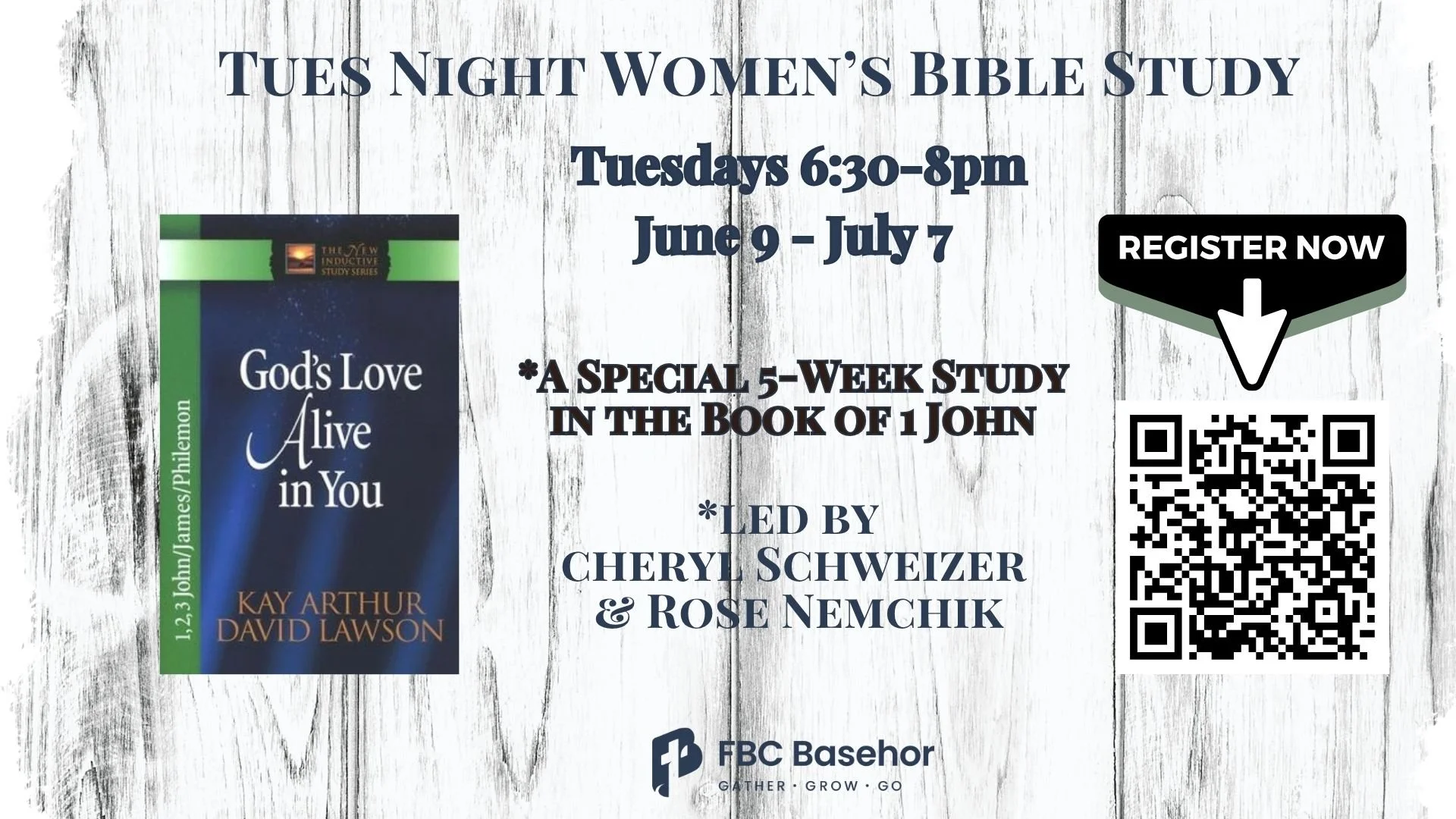 Tues Night Women’s Bible Study