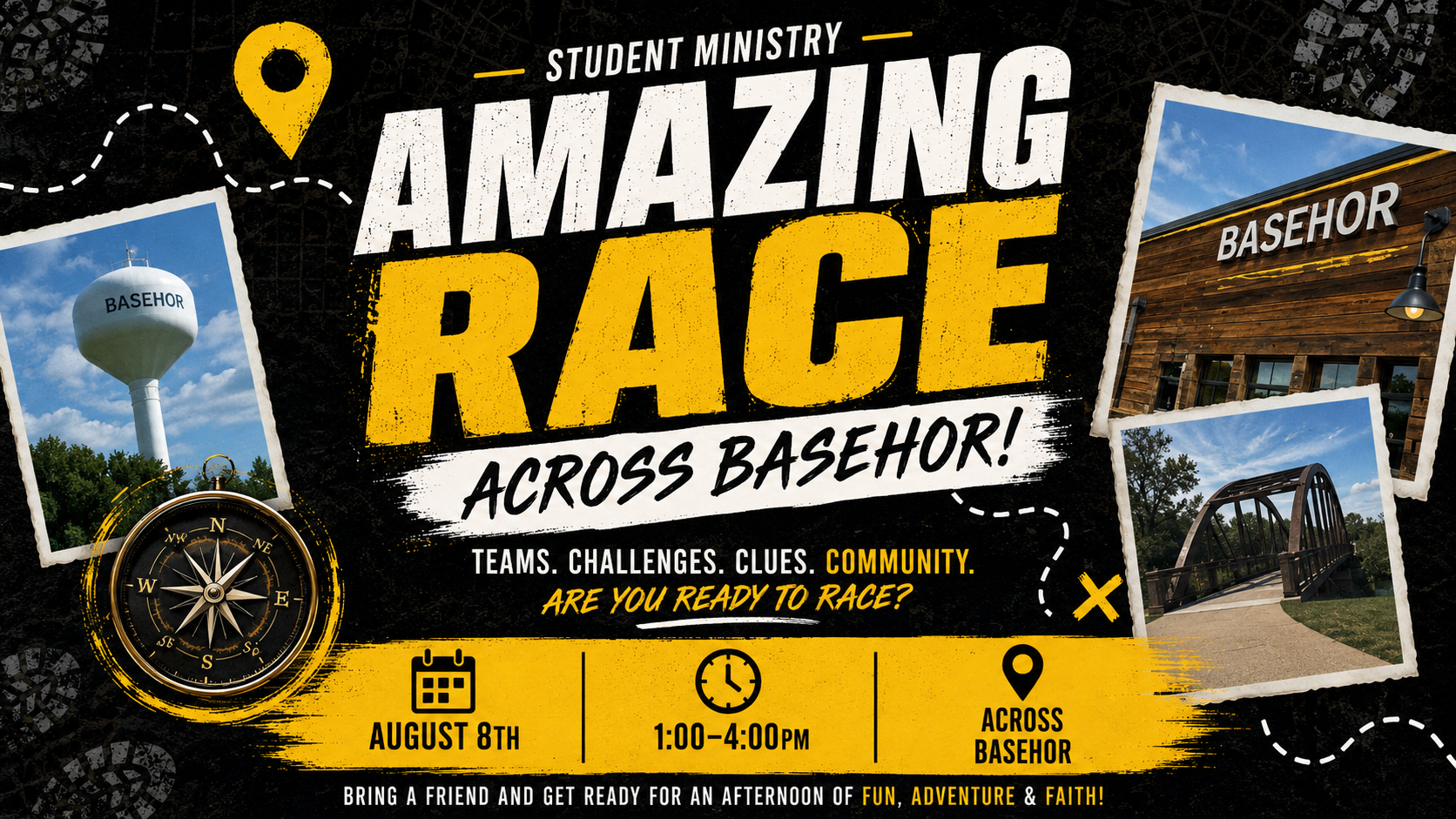Student Ministry Amazing Race Event