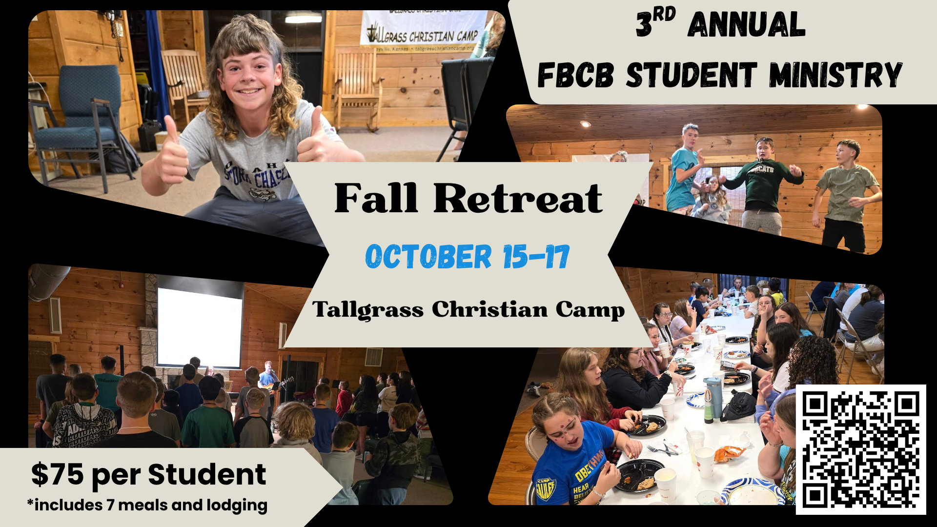 Student Ministry Fall Retreat