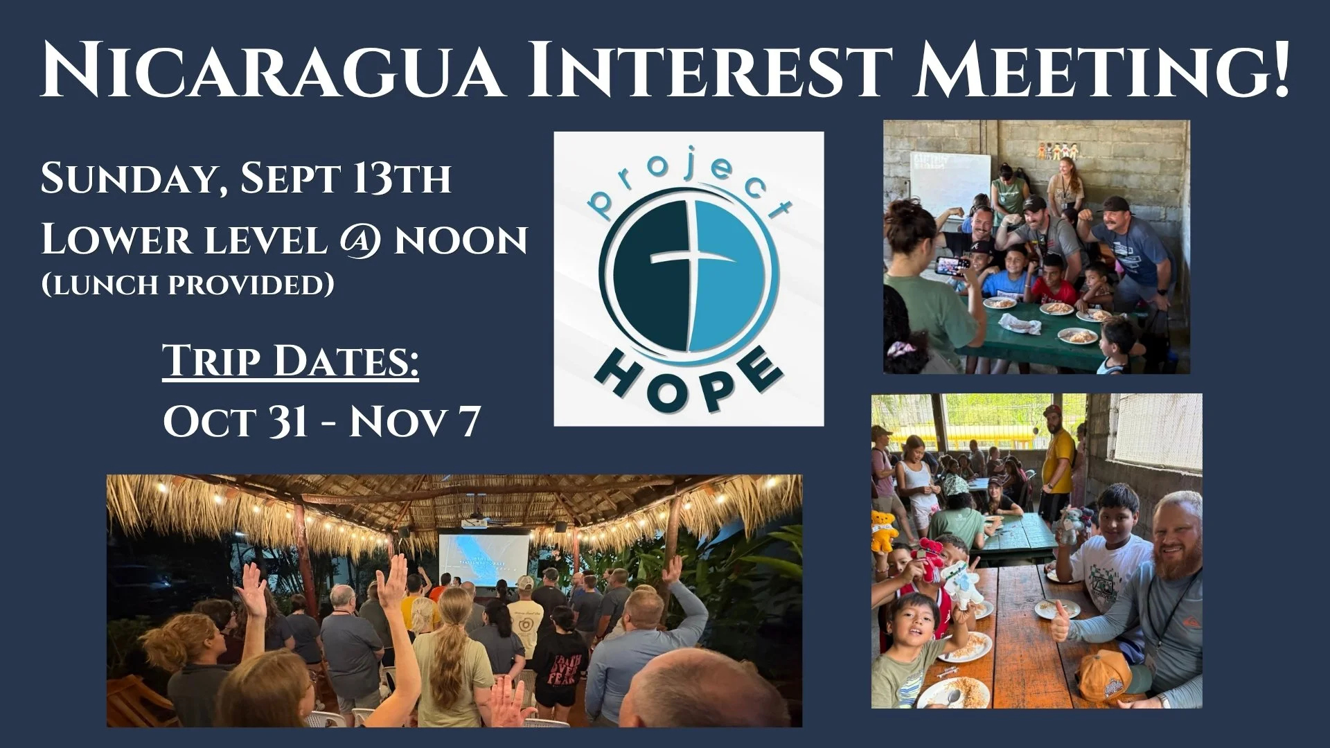 Nicaragua Mission Trip Interest Meeting