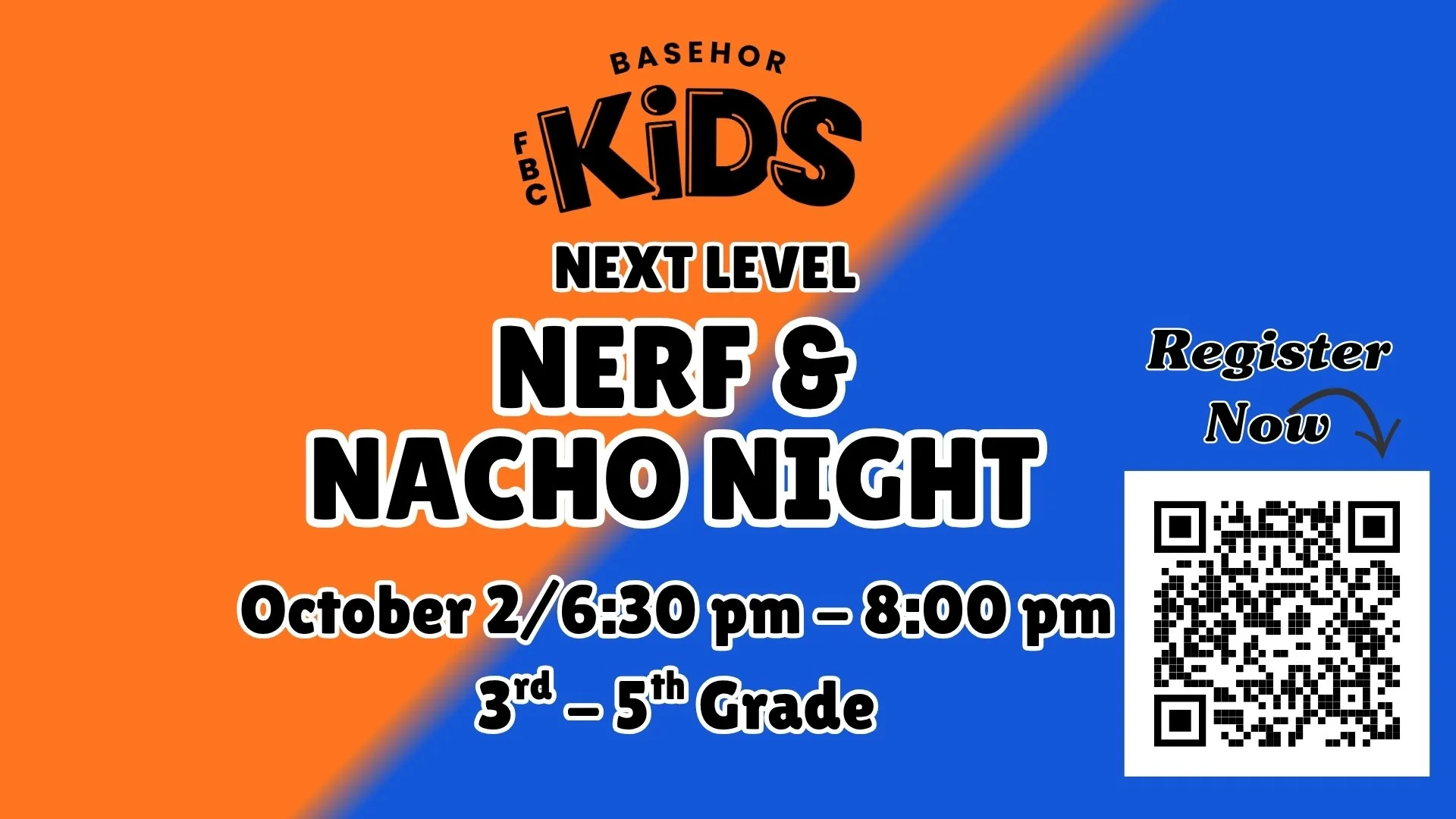 Nerf & Nacho Night (3rd-5th Grade)