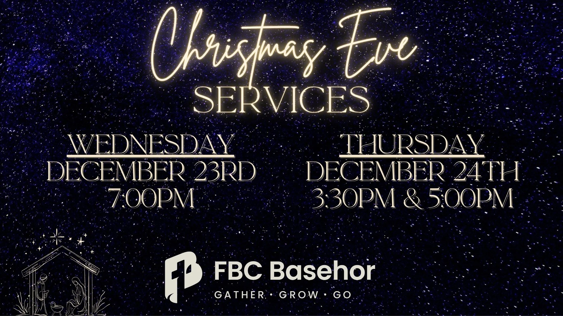 Christmas Eve Services