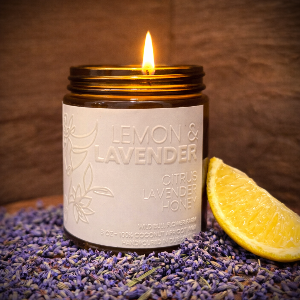 Lemon and Lavender Candle