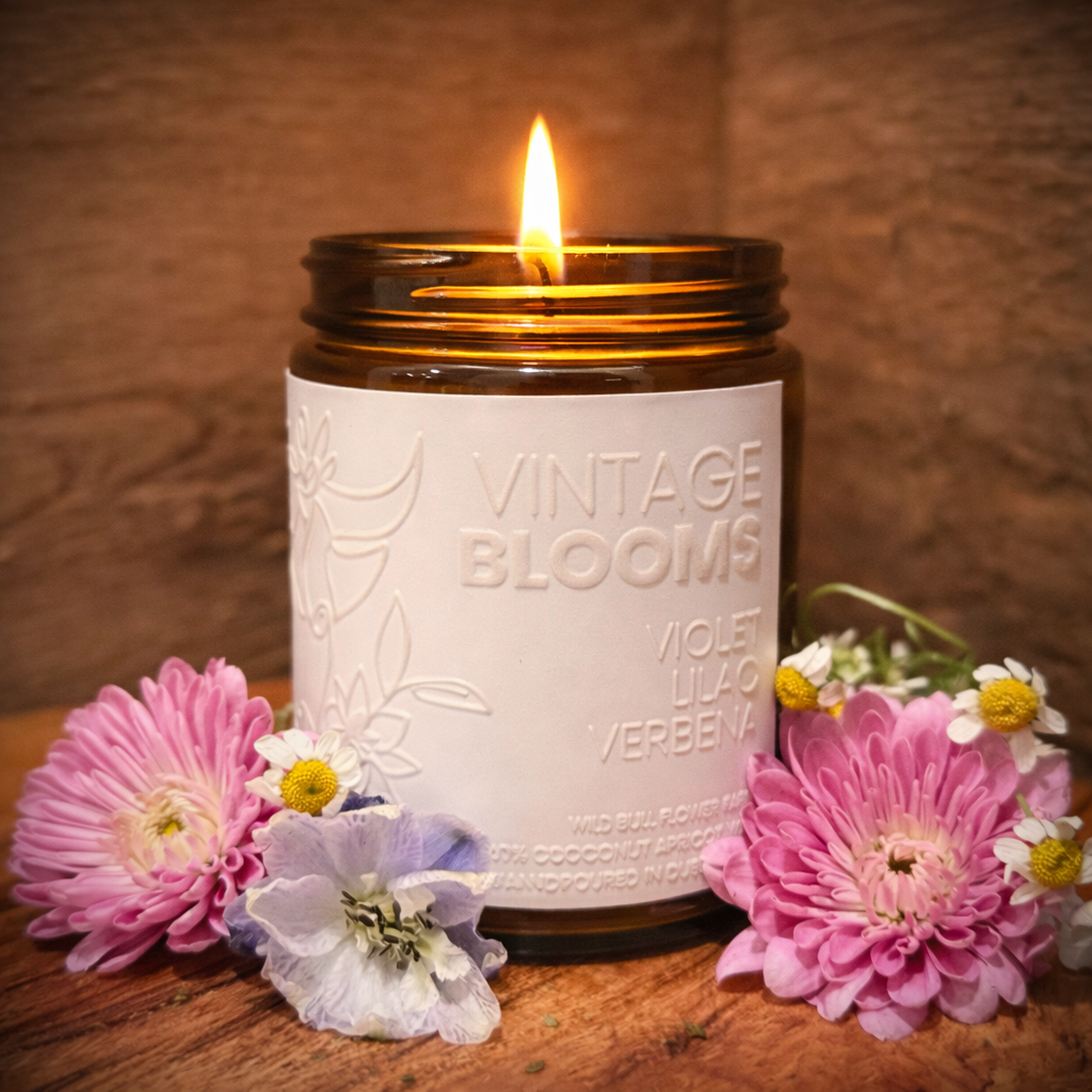 Vintage Blooms Candle