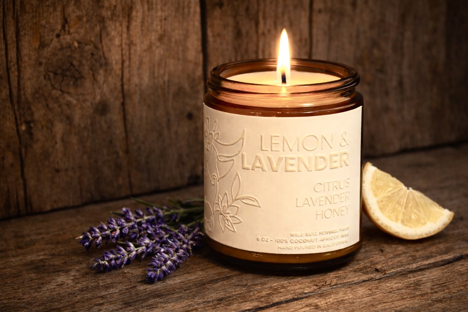 Lemon and Lavender Candle