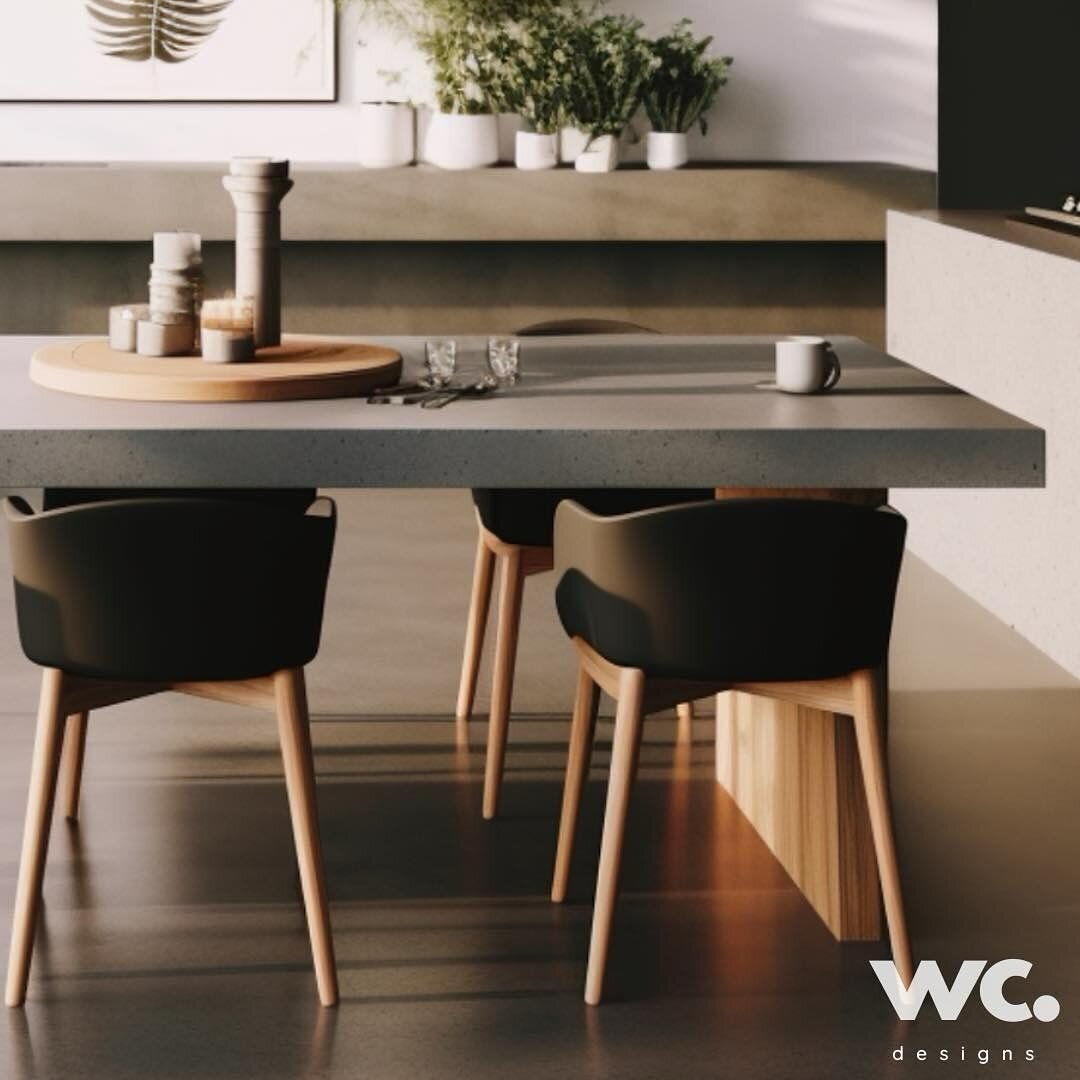 Elevate your dining experience with a blend of concrete and timber. Each table tells a unique story of craftsmanship and style. 🍽️
Contact Wild Cypress Designs now and start a journey together 🌳🪨