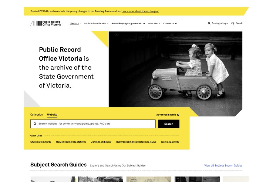 Website Product Owner: Kate has been the product owner of Public Record Office Victoria's (state archives Victoria) website since 2016. She was charged with leading the website re-design process in 2016 from Wordpress to Drupal which took two years d