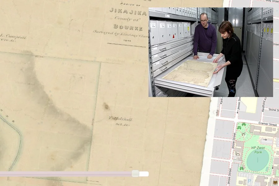 Mapwarper Project Management: The Mapwarper project enables better access to Victoria's archival map and plan collection (12,000+ digitised maps) by using an open sourced mapping application.  The project initially linked existing metadata (historic 