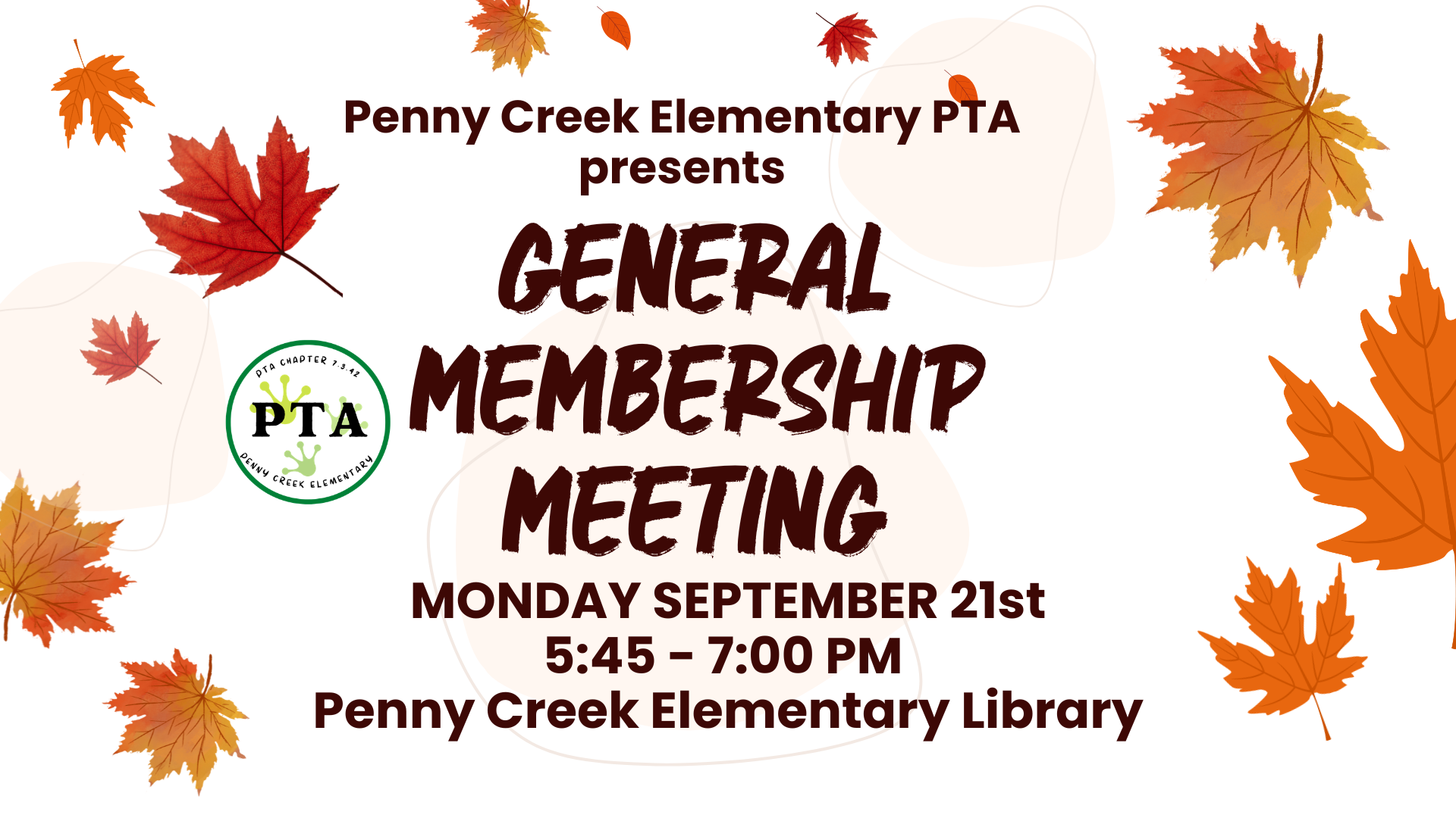 PTA General Meeting