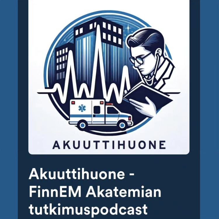 FinnEM Akatemia laajenee nyt podcastin muodossa! 🎧 

Ota heti kuunteluun uunituore Akuuttihuone - FinnEM Akatemian tutkimuspodcast. Podcastia juontaa akuuttil&auml;&auml;ketieteeseen erikoistuva l&auml;&auml;k&auml;ri Anssi Saviluoto. 

Ensimm&auml;