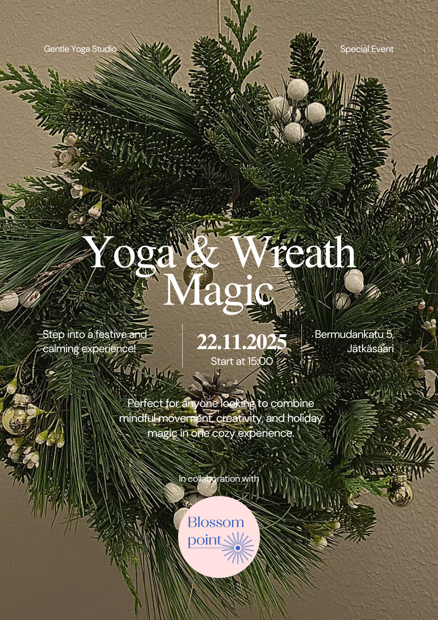 Yoga & Wreath Magic