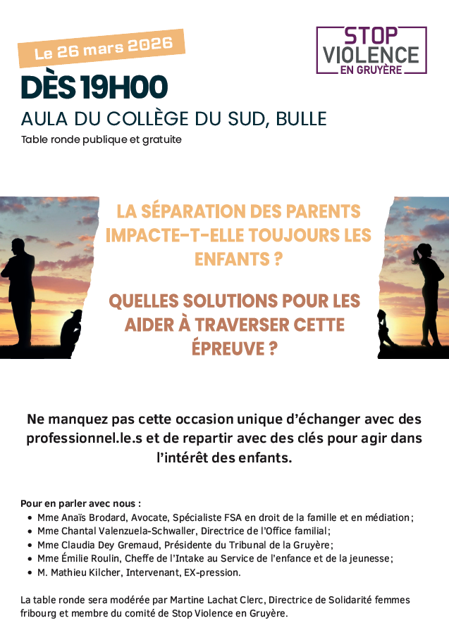 Conférence : L’impact de la séparation sur les enfants