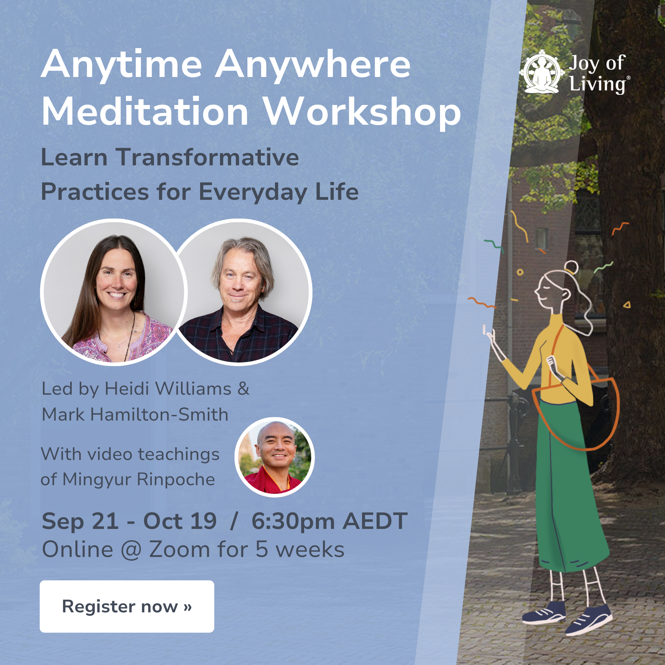 Anytime Anywhere Meditation - Online Workshop
