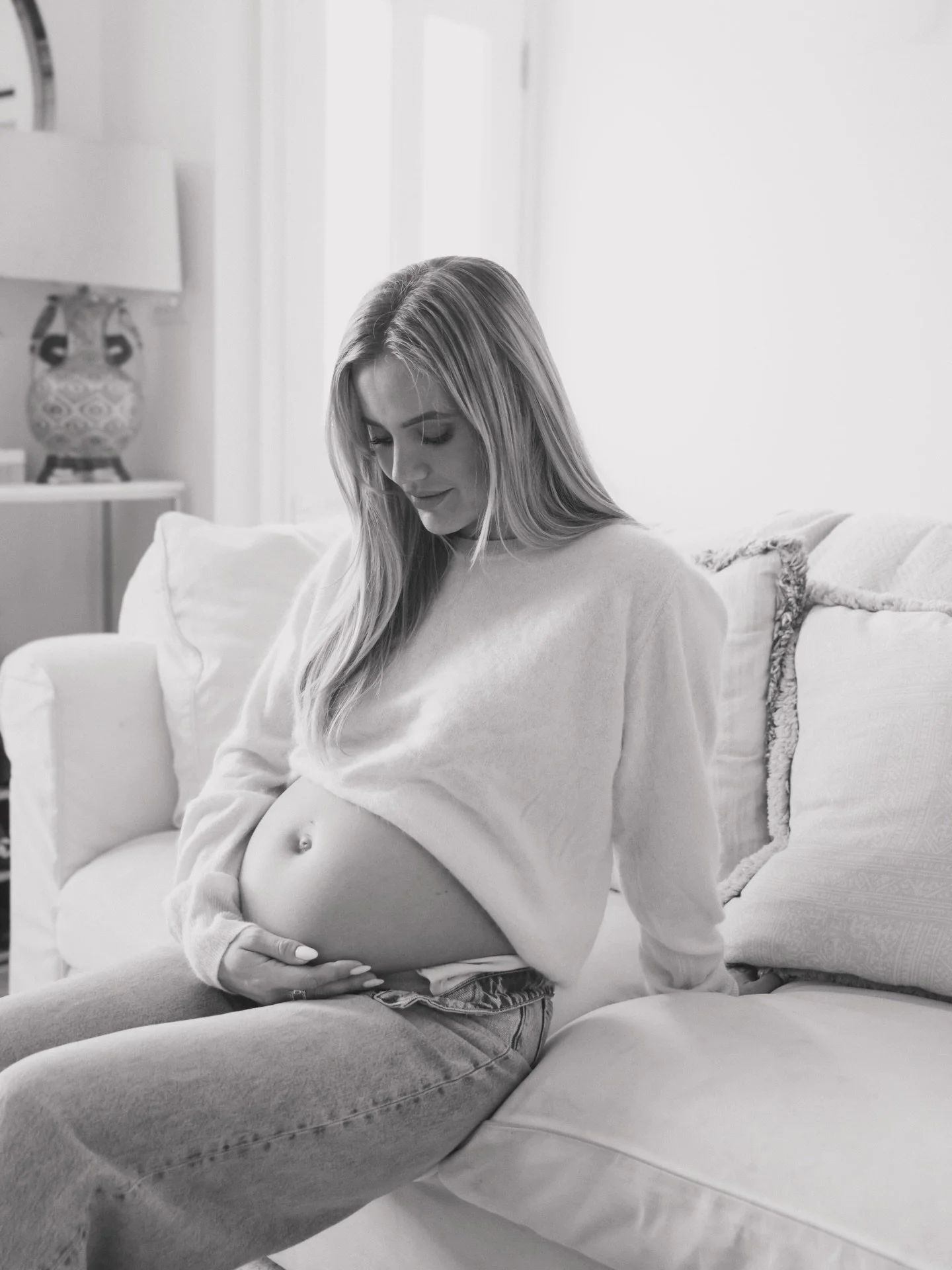 At home with Tabitha, chatting all things baby boy 🩵