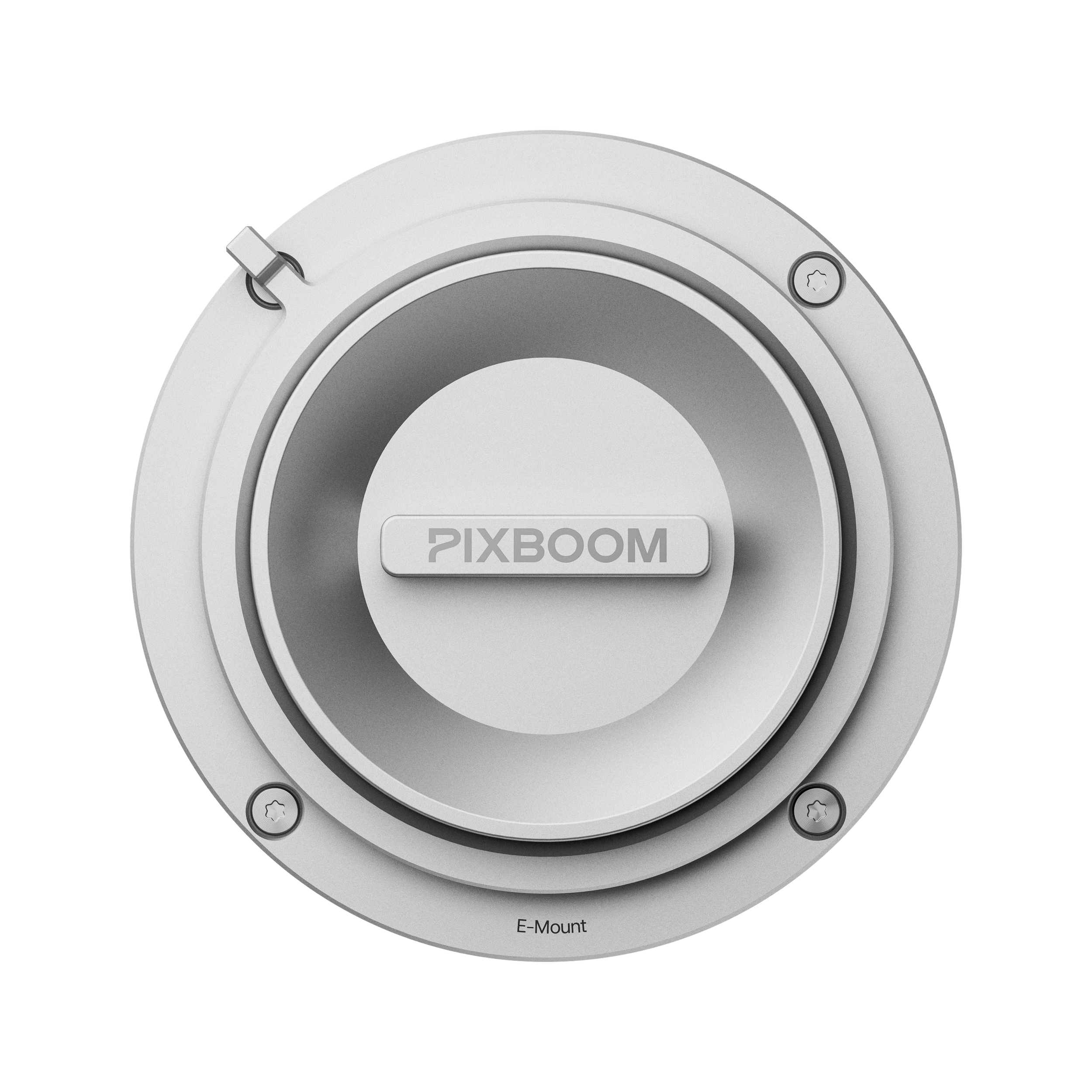 Pixboom Mount to E Adapter-Silver-Front View.png