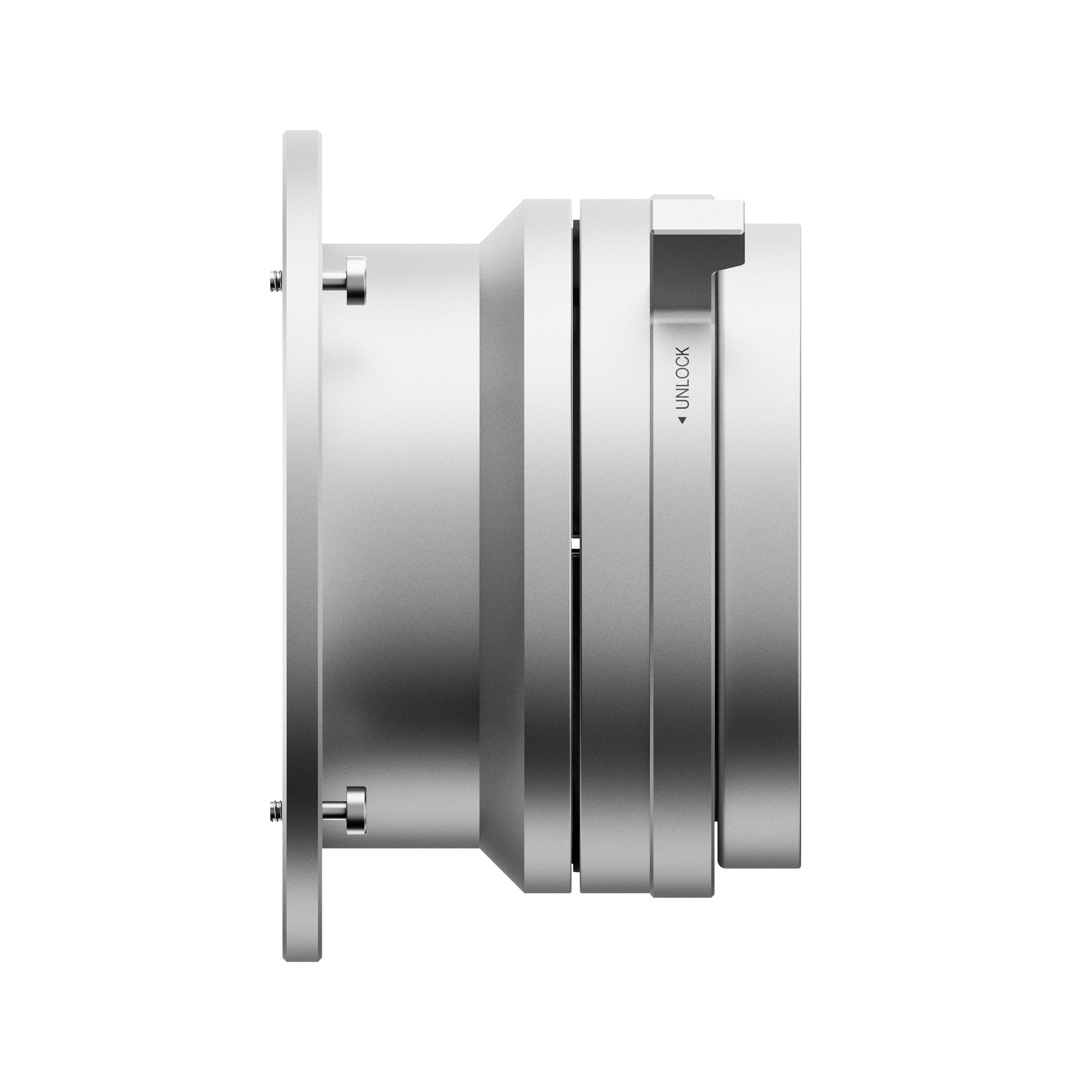 Pixboom Mount to PL Adapter-Silver-Side View.png