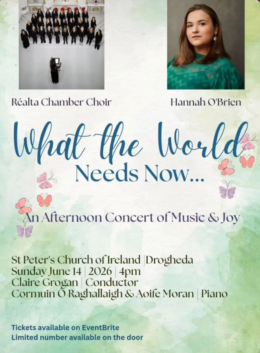 WHAT THE WORLD NEEDS NOW | RÉALTA CHAMBER CHOIR