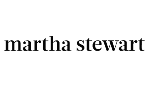 Logo of Martha Stewart with black text on a white background