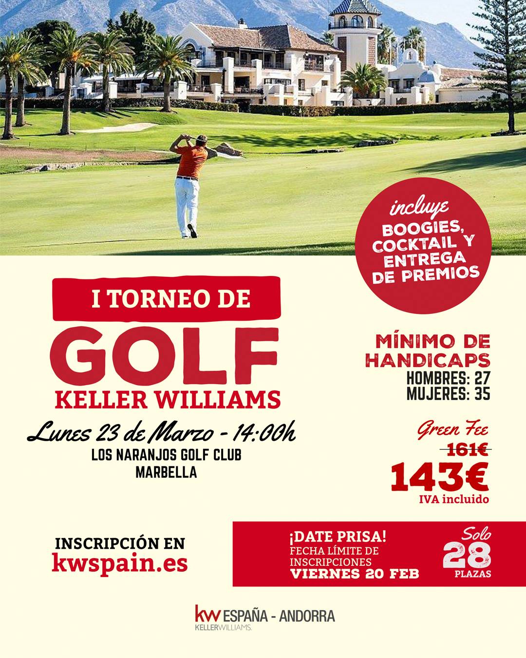 I Torneo de Golf KW España-Andorra