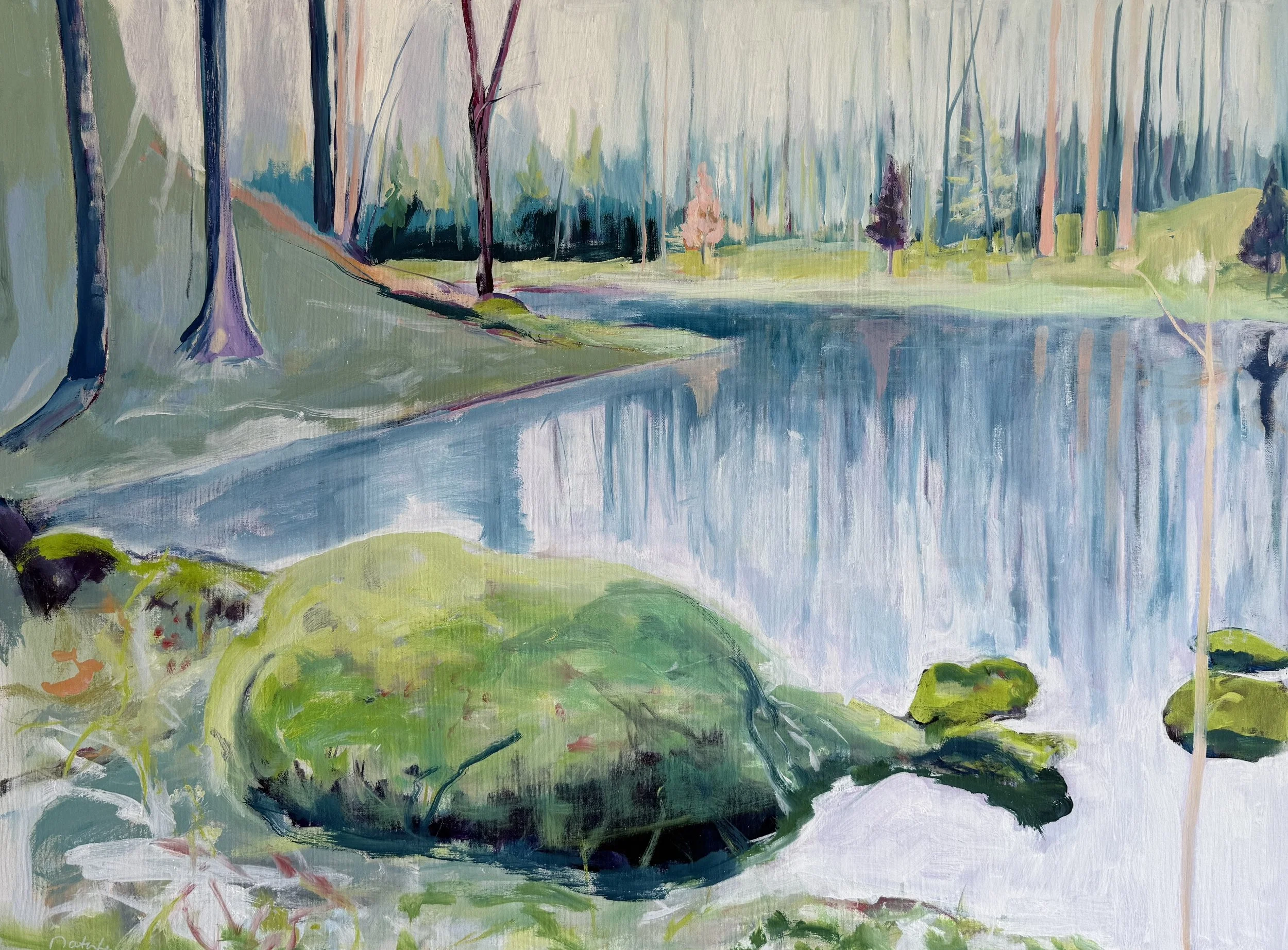 Spring Melt 30 by 40 Oil.JPG