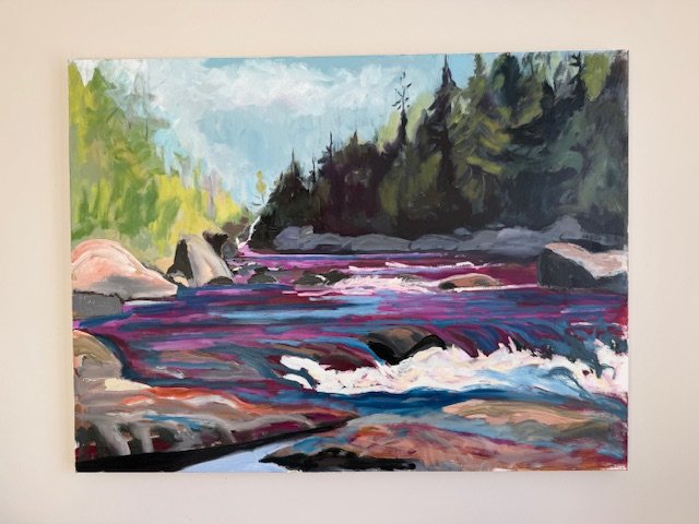 Cascades 36 by 48 Oil.JPG