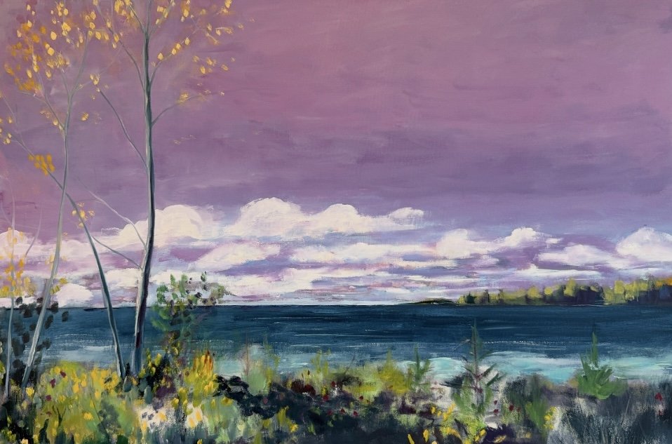 Violet Sky 24 by 36 Oil.JPG