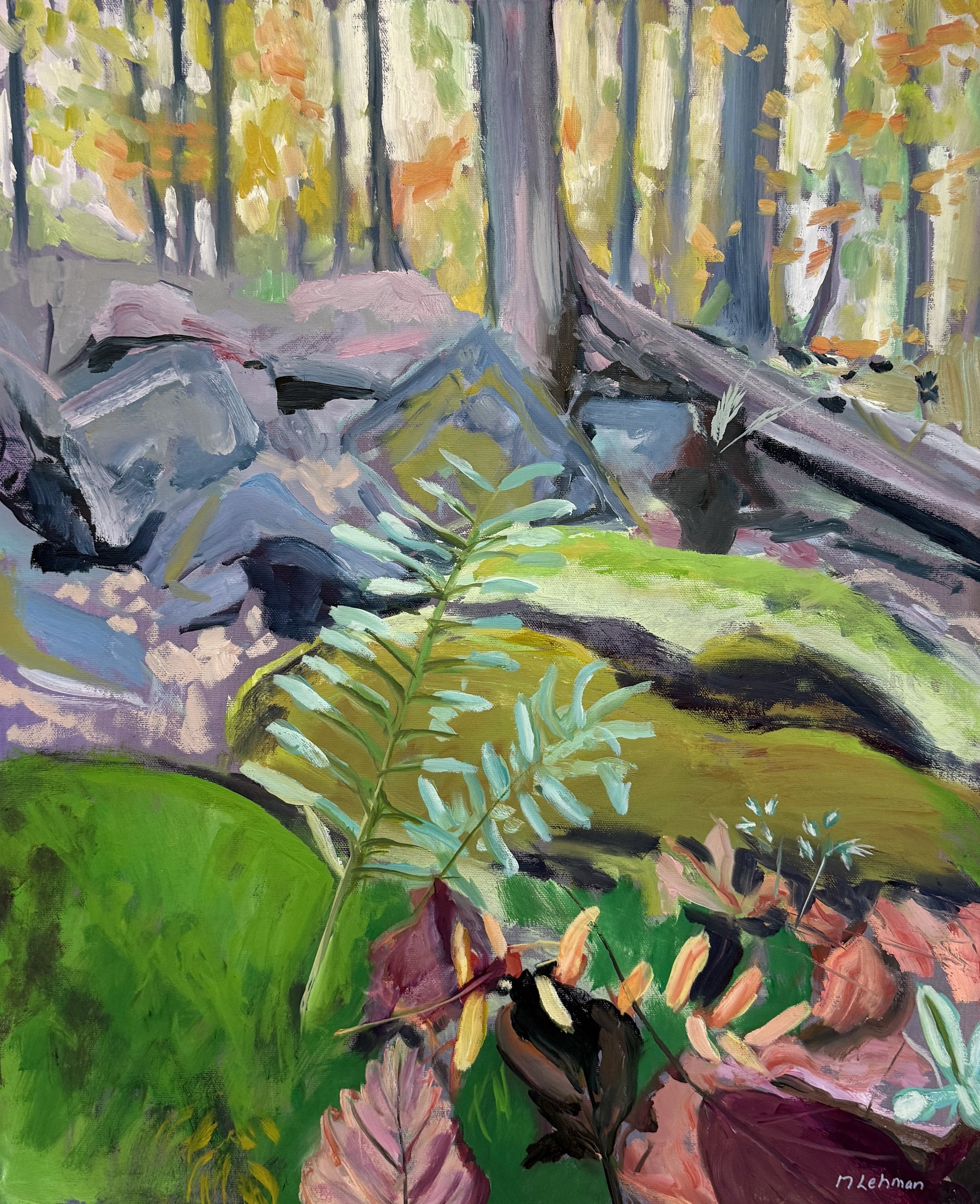 Forest Walk _ 24 by 20 OIl.JPG