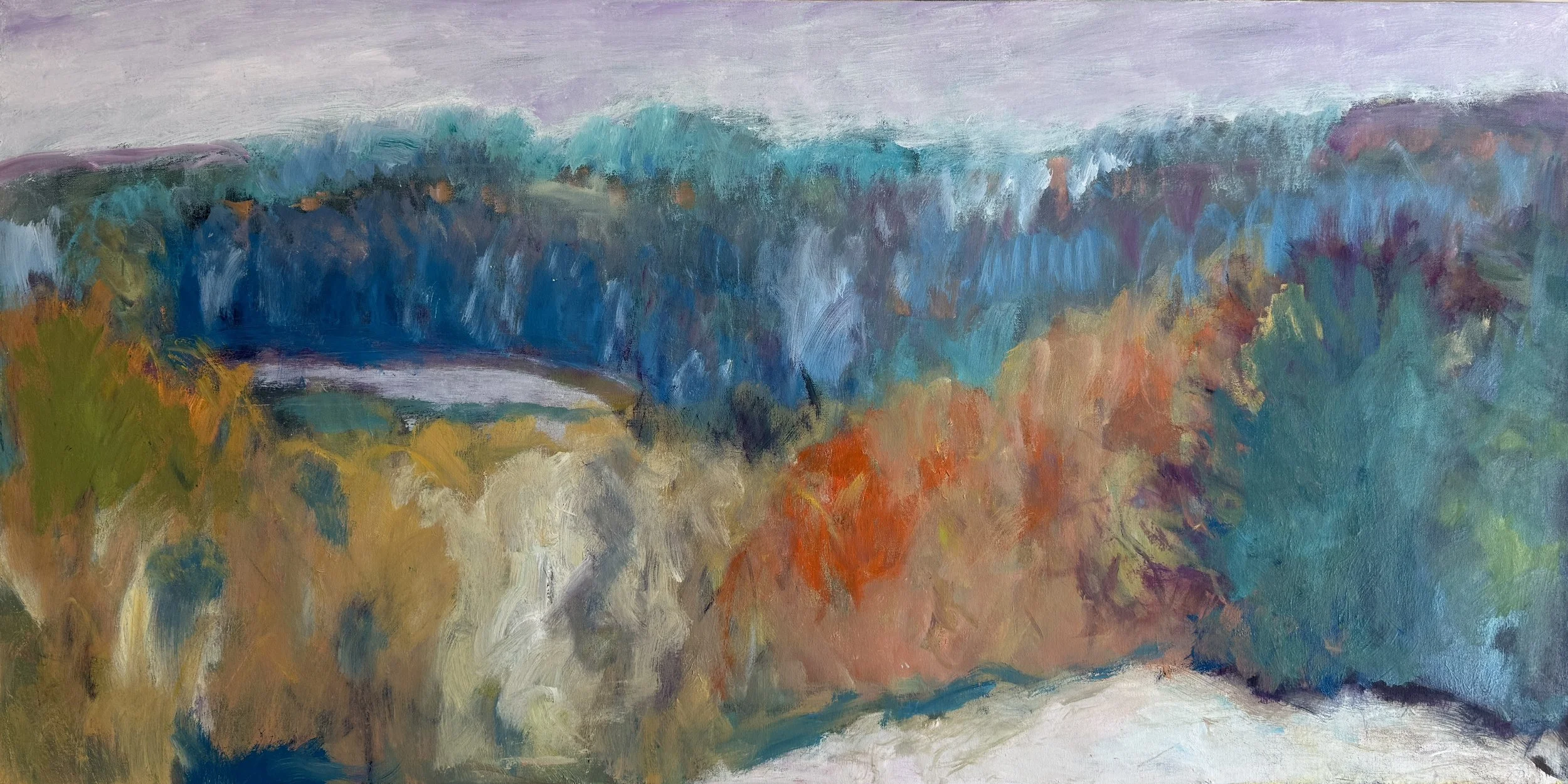 Mountainside 24 by 40 Oil.JPG