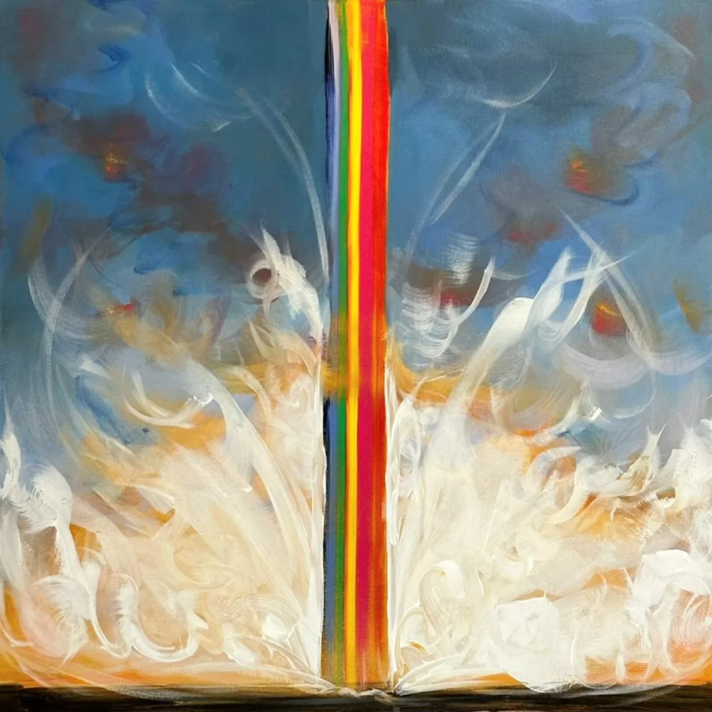 Bonus HOPE!

'Glory'

24x24&quot; Acrylic on canvas 

Painted live a week past last Saturday night.

Mr Middleton was away drumming and rocking in a field in England (Bloodstock festival) so Mini Middleton, a friend we'll call the Queen Mother and I 