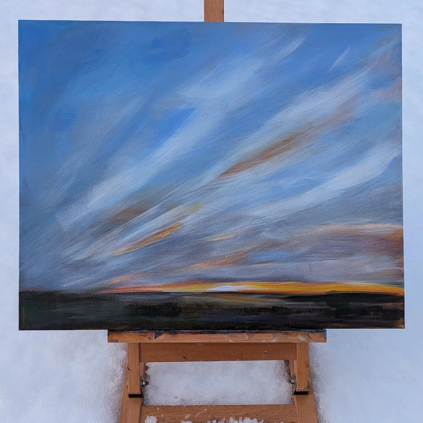 Winter!

(Acrylic on canvas, 20x16") 

We've been having some weather this week... 

Shops are low on supplies, schools are shut, it's tricky to get outside BUT we're healthy, fed and together.

It's been a tricky week with juggling of jobs and 