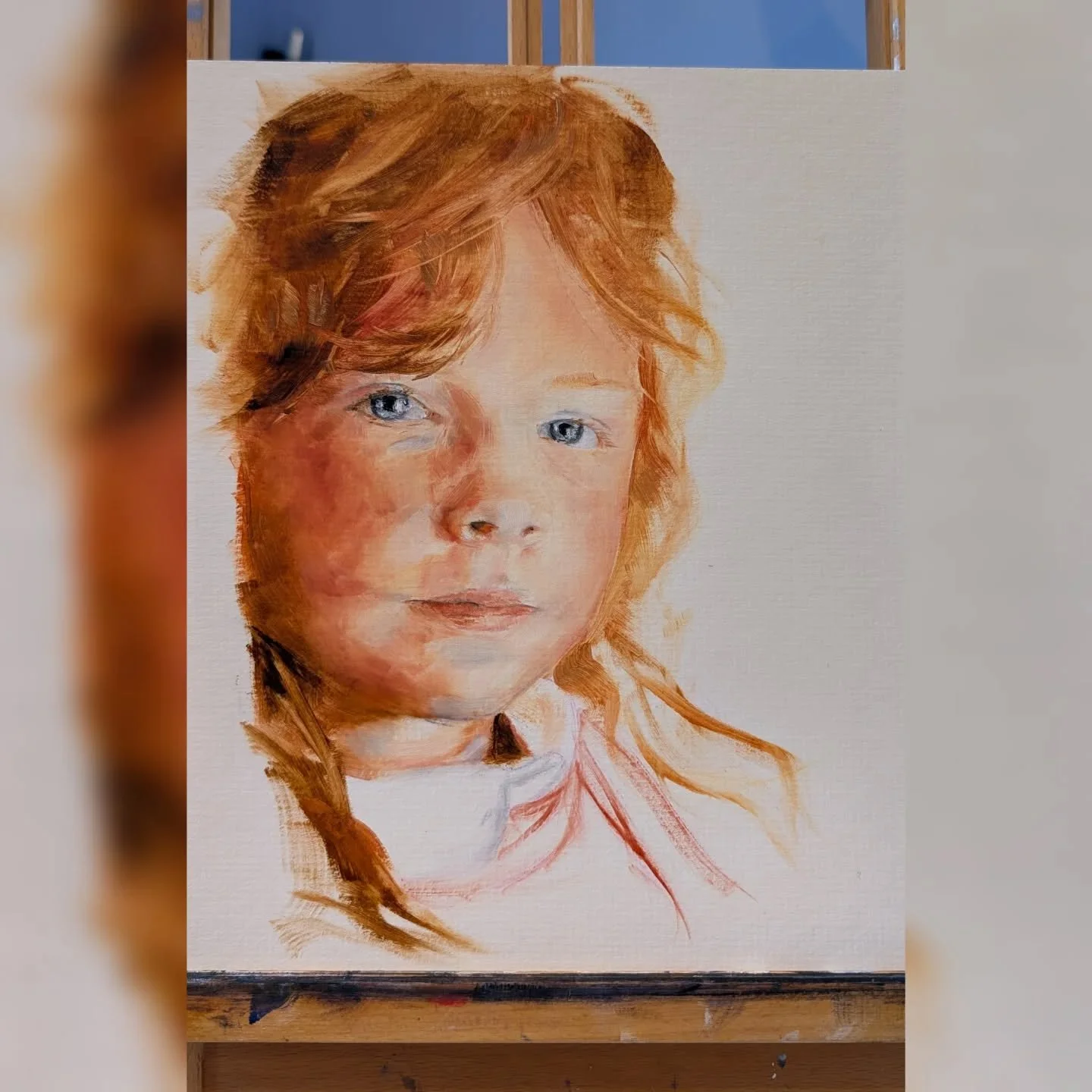 "My Girl"

8x10"
Oil on board

An alla prima (in one sitting, wet on wet) painting on the wee easel today

I've a bunch of big projects this year in the books but wanted to stretch some muscles before diving in 

One shot, no messing a