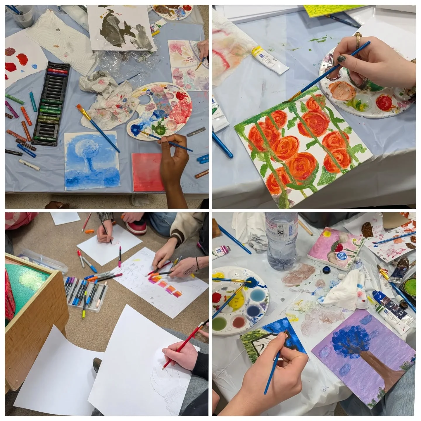 Teenagers

Sometimes I teach. I don't talk about that much on here but I do. Young people, old people, sometimes about the technical aspects of art, sometimes about creativity and finding your voice, sometimes about dreams.

This weekend I joined a b